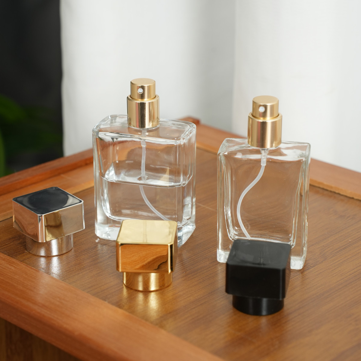 Perfume Zara - زجاجة عطر زجاجية قابلة لإعادة التعبئة،
