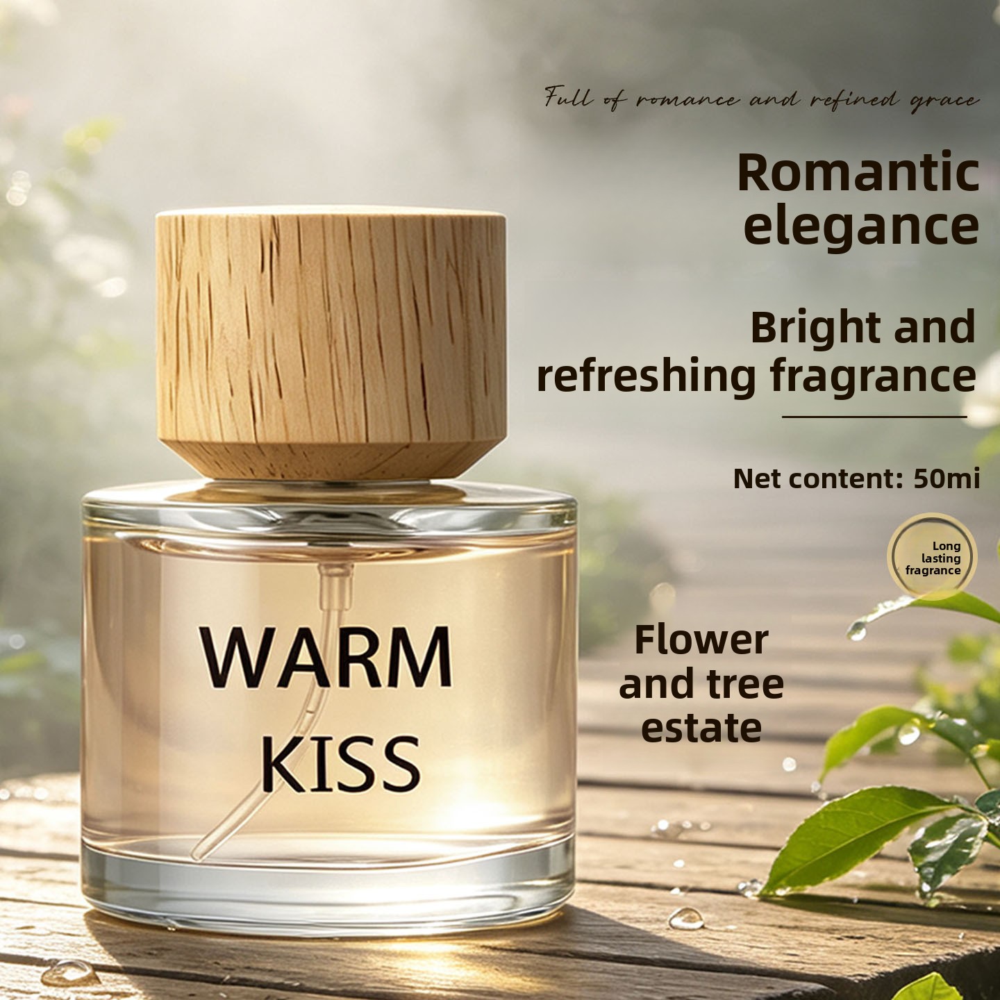 Perfume Floral Fragrance - عطر وارم كيس للنساء بتصميم غطاء