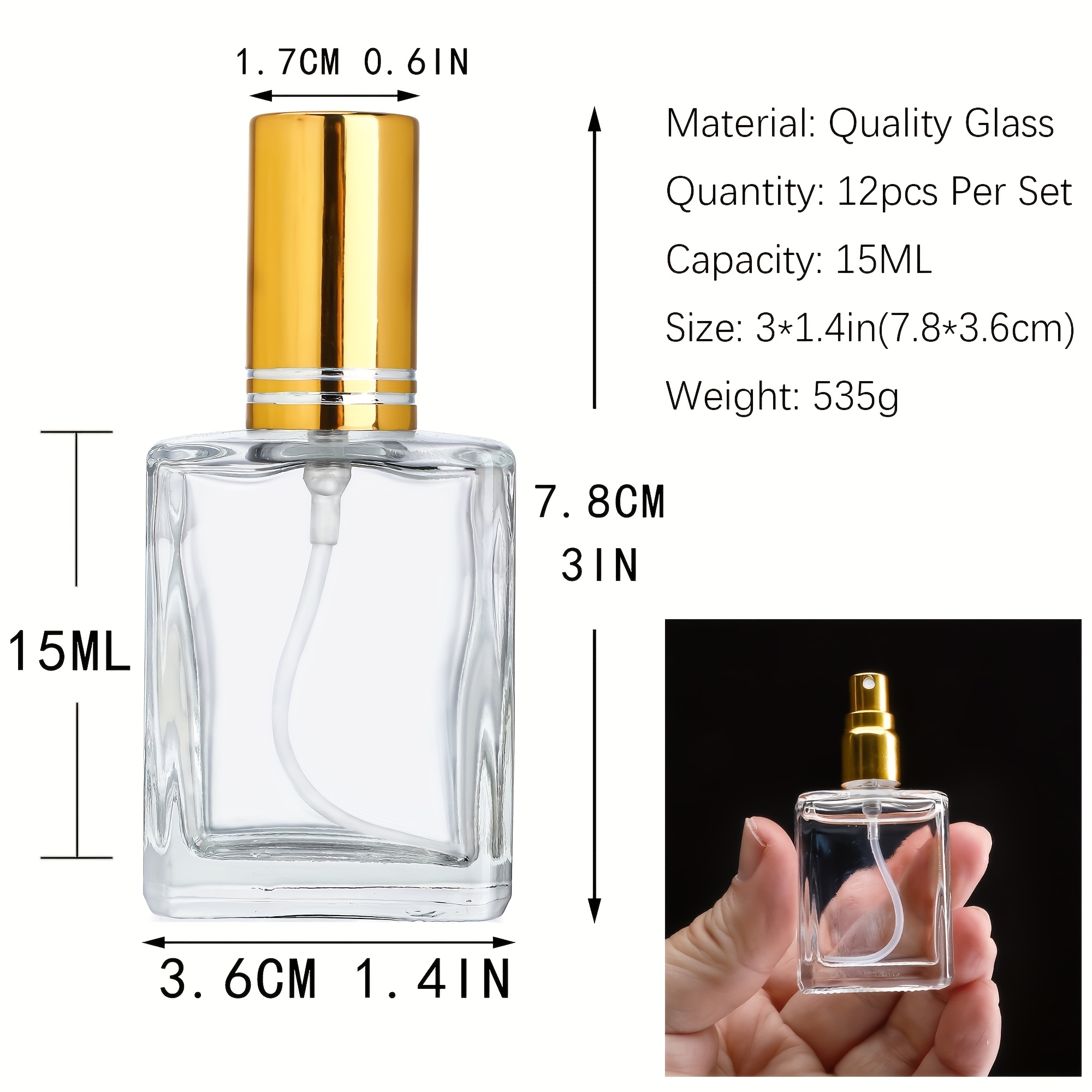 12 قطعة + 6 ملحقات 15 مل زجاجة - مراجعة Perfume Zara وسعره